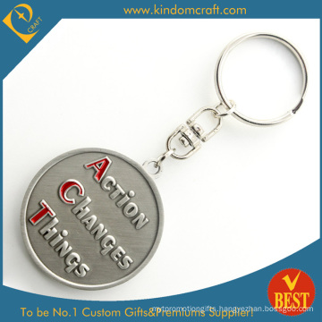 Factory Price Promotional Stamping 3 D Metal Key Chain in High Quality From China